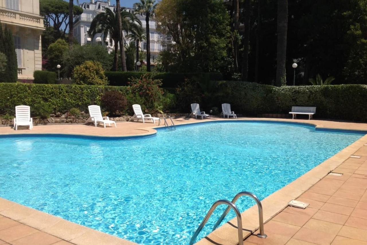 3P Garden-Level Apartment Residence With Pool Cannes Exterior foto