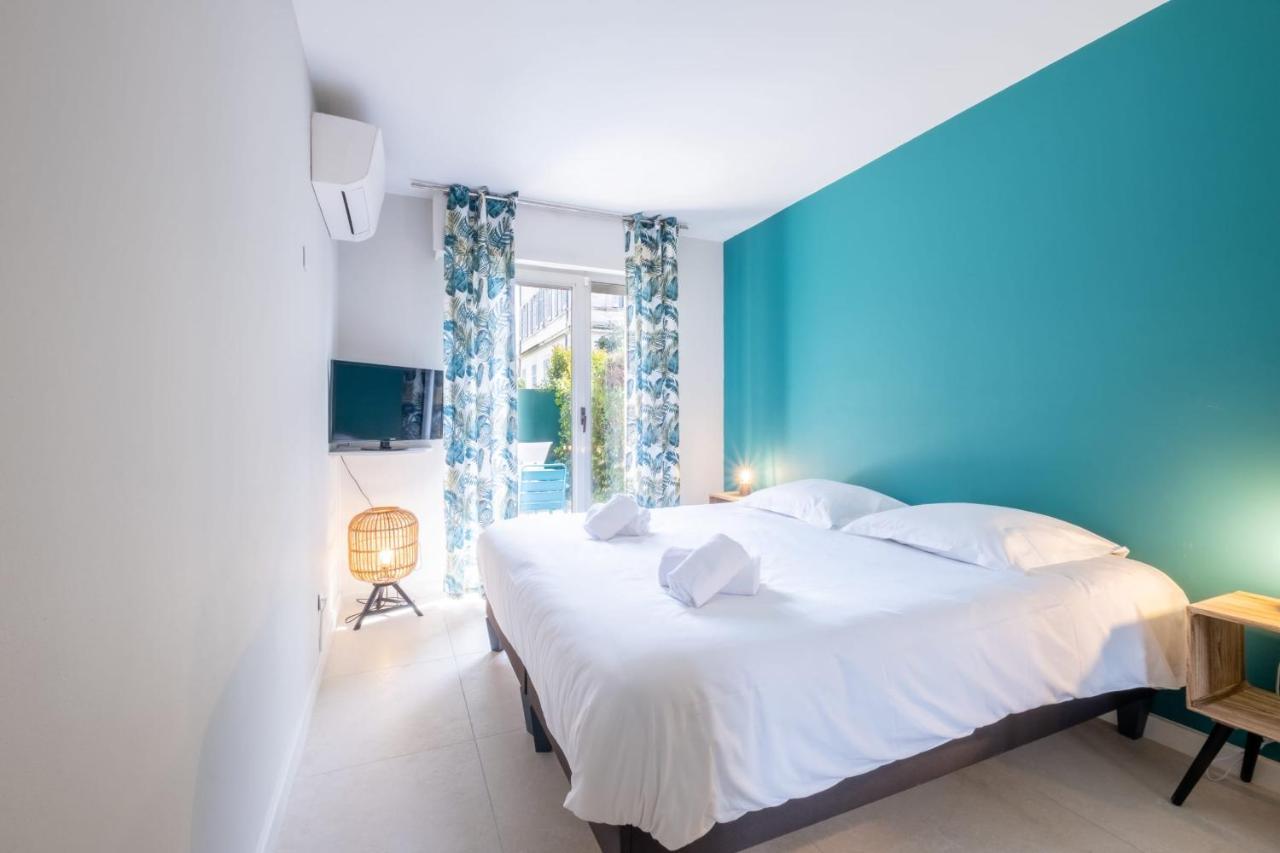 3P Garden-Level Apartment Residence With Pool Cannes Exterior foto